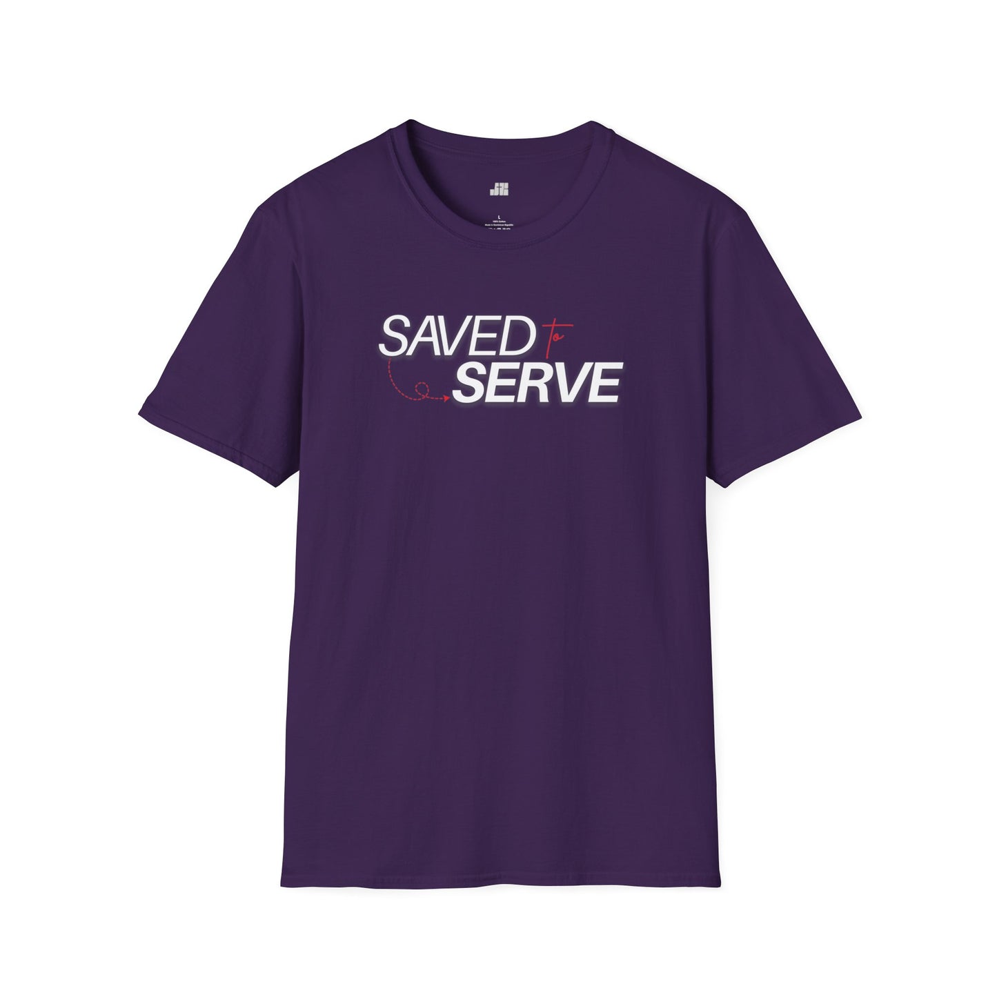 Unisex Saved to Serve Softstyle T-shirt - Trendy  Christian Tee