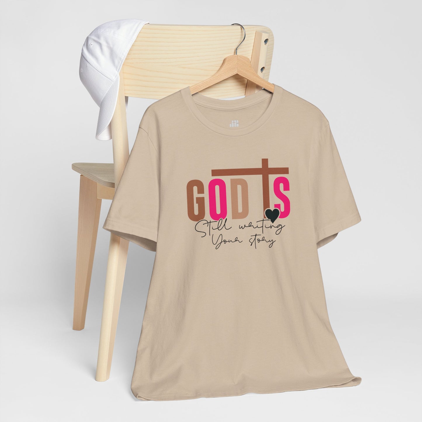 Pink God is Still Writing Your Story Christian Soft Cotton Tee