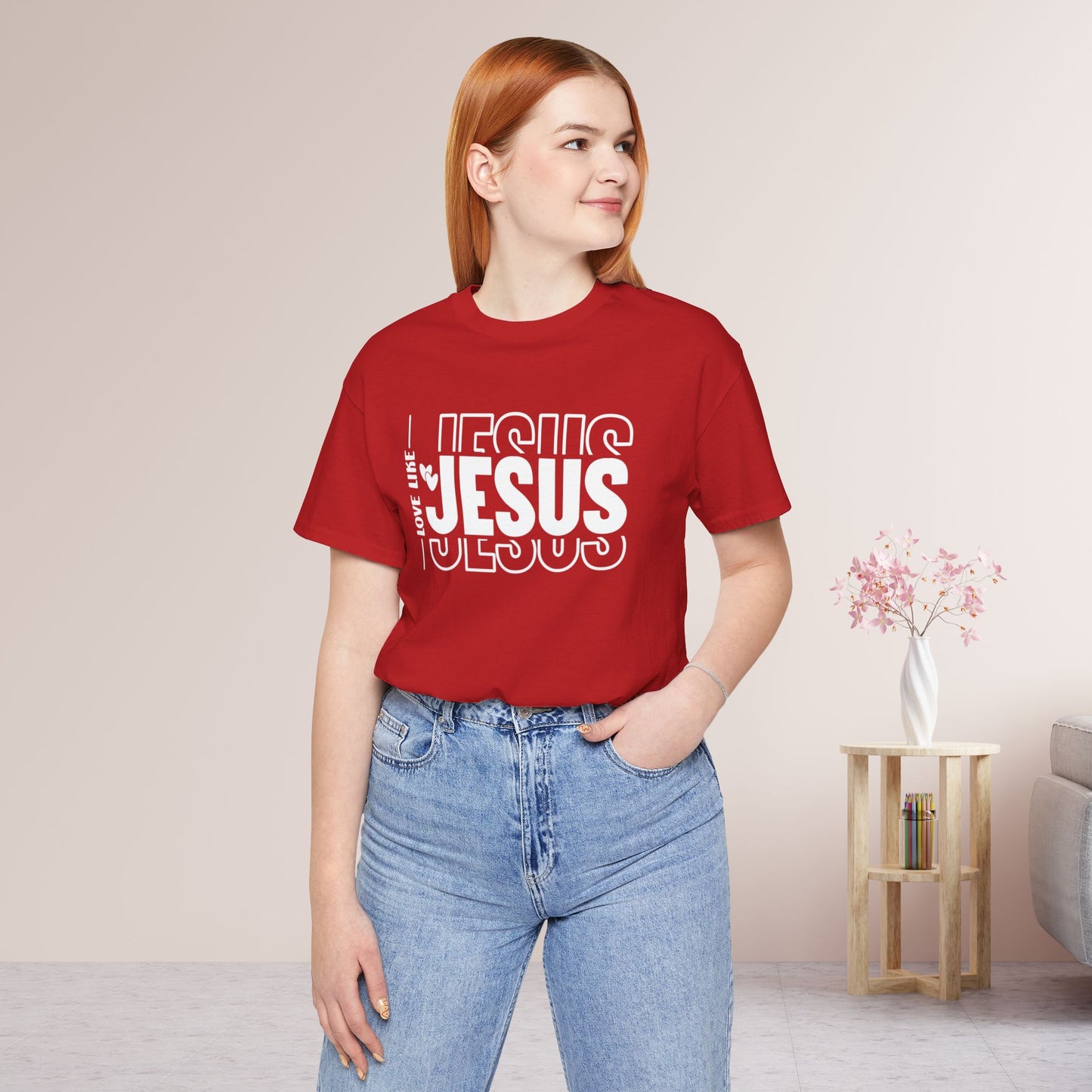 Love Like Jesus Christian Soft Cotton Tee