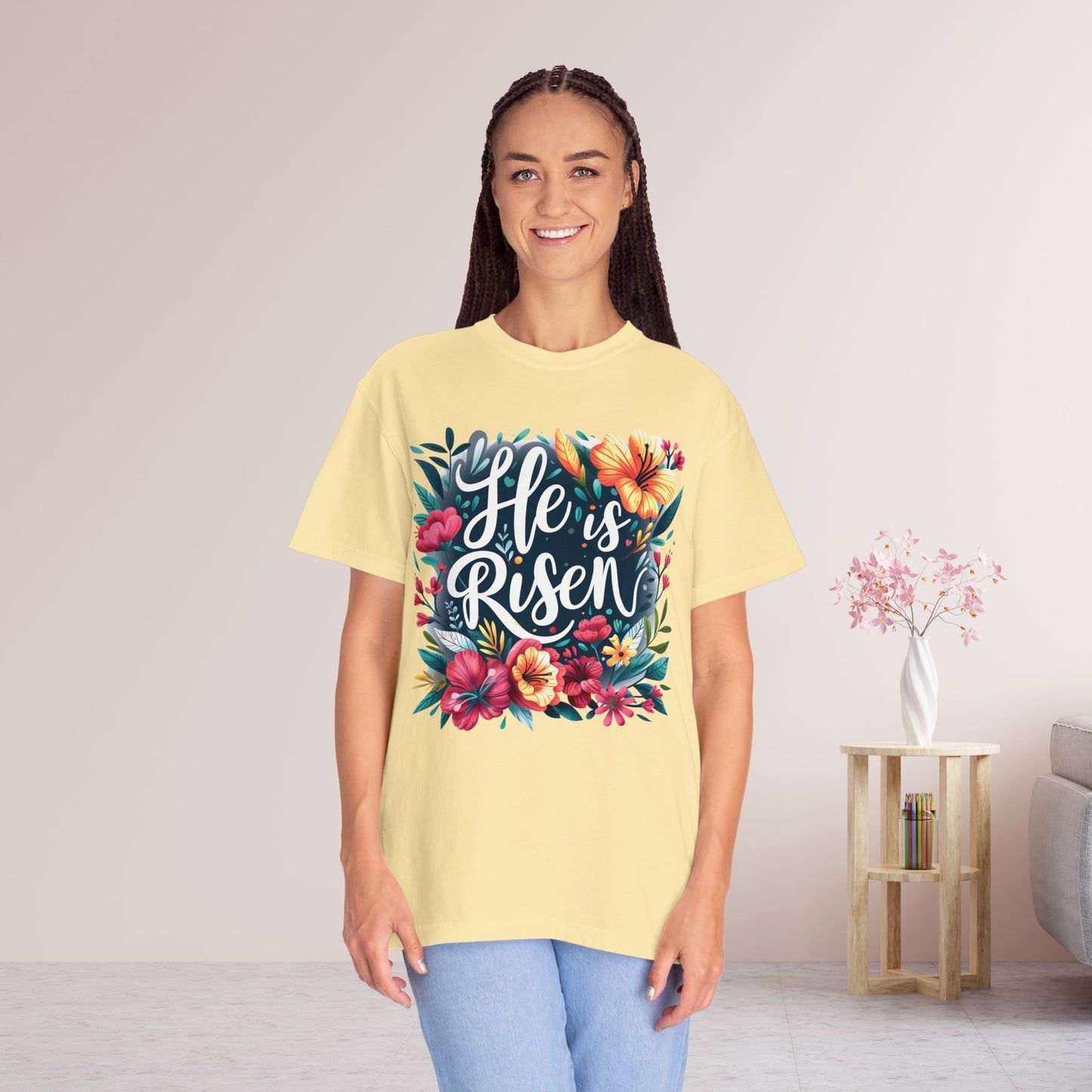 He is Risen Women's Comfort Colors Tee