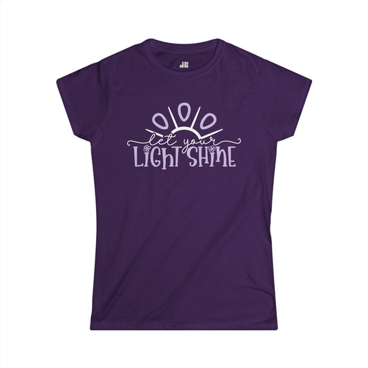 Christian Women's Let Your Light Shine Softstyle T-shirt