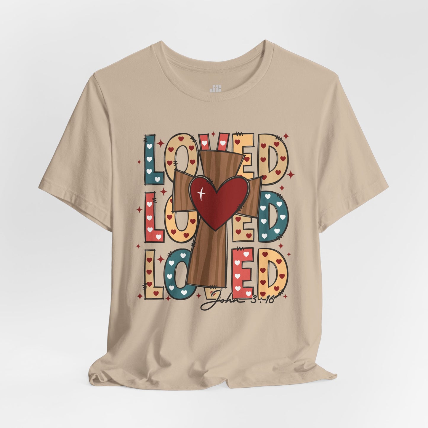 Loved John 3:16 Soft Cotton Tee