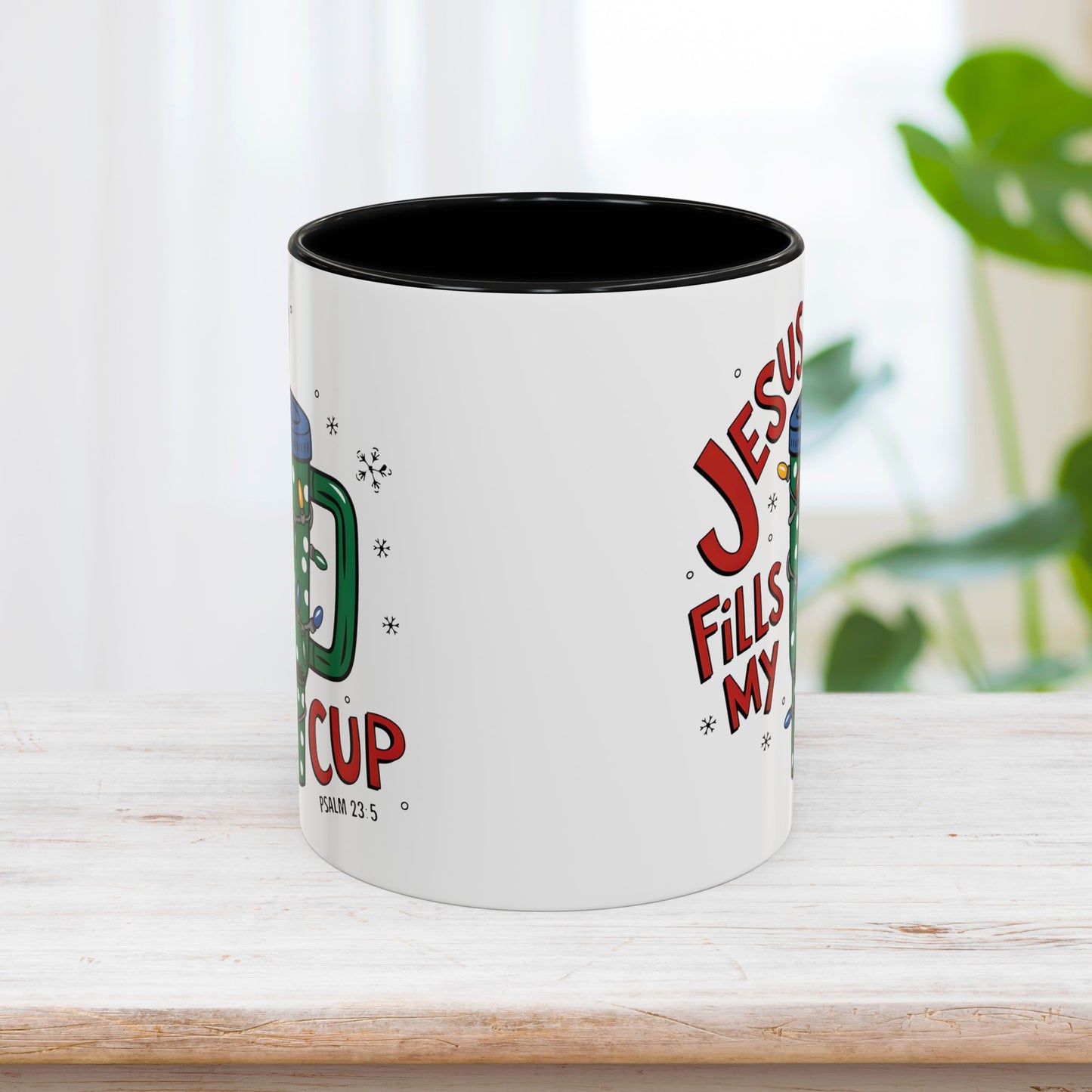 Jesus Fills My Cup Mug - Christian Coffee Mug