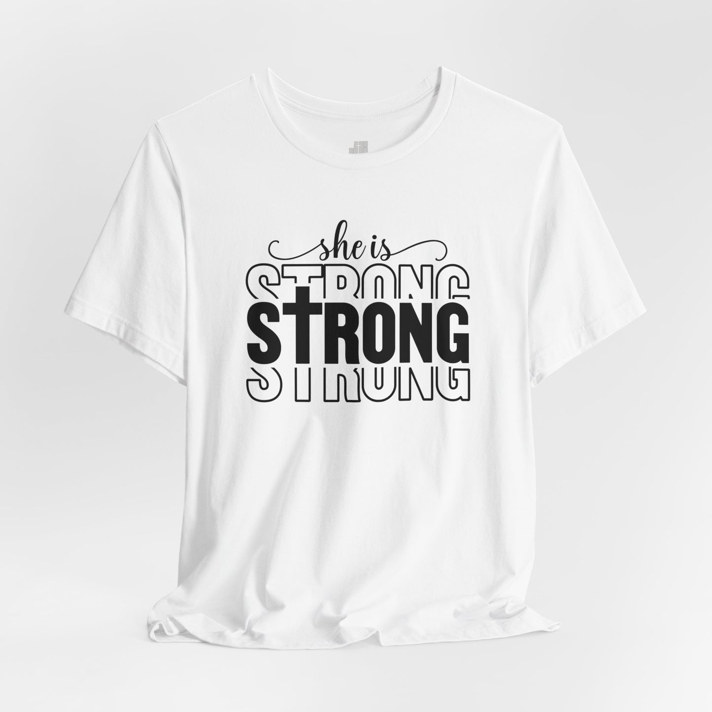 She is Strong Christian Soft Cotton Tee