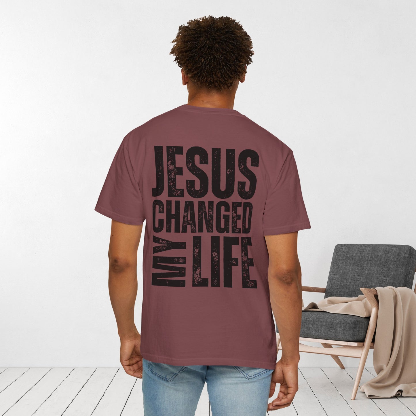 Comfort Colors Jesus Changed My Life Christian Shirt