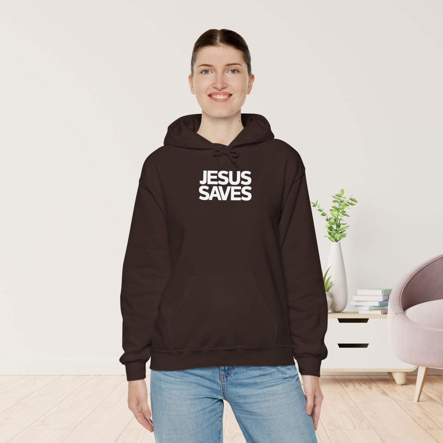 Unisex Jesus Saves Hoodie - Christian Hoodie