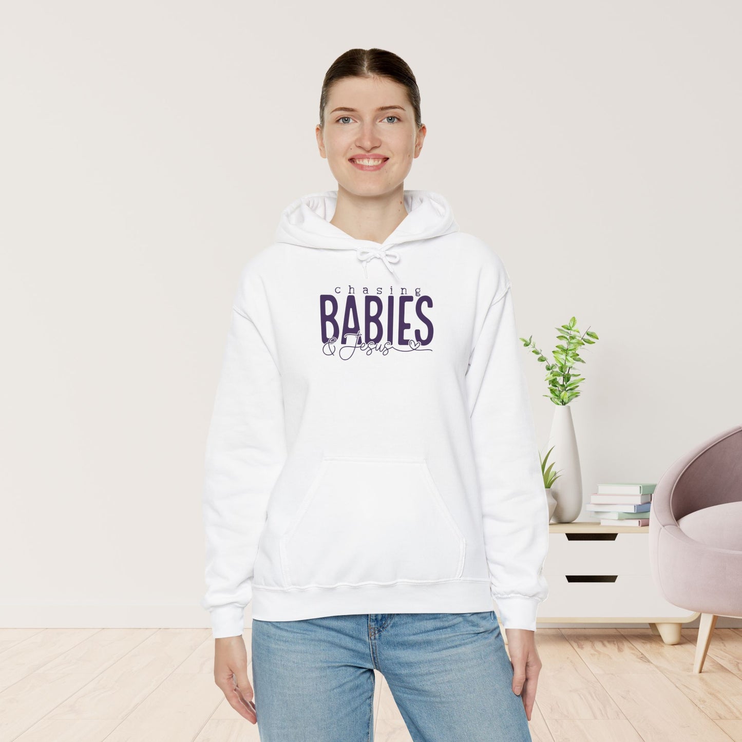 Chasing Babies & Jesus Hoodie