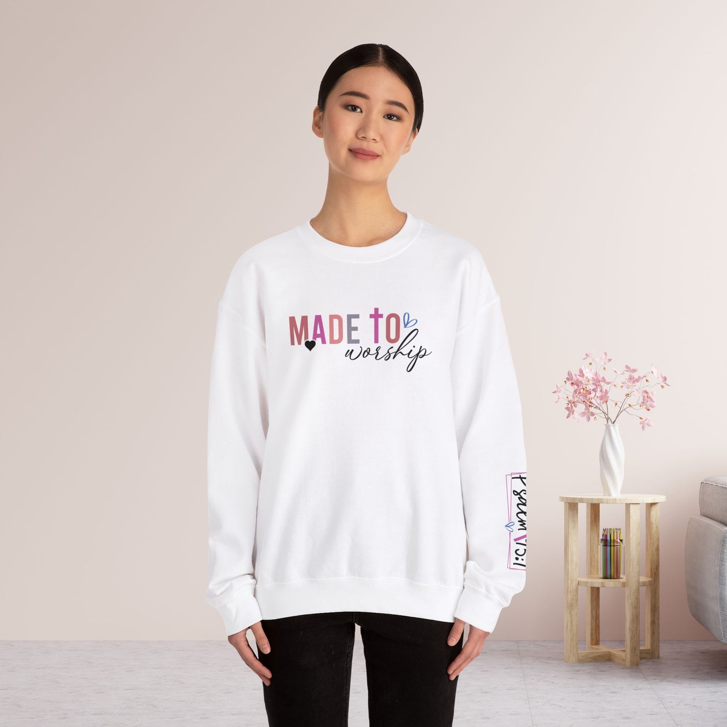 Made to Worship Christian Sweatshirt