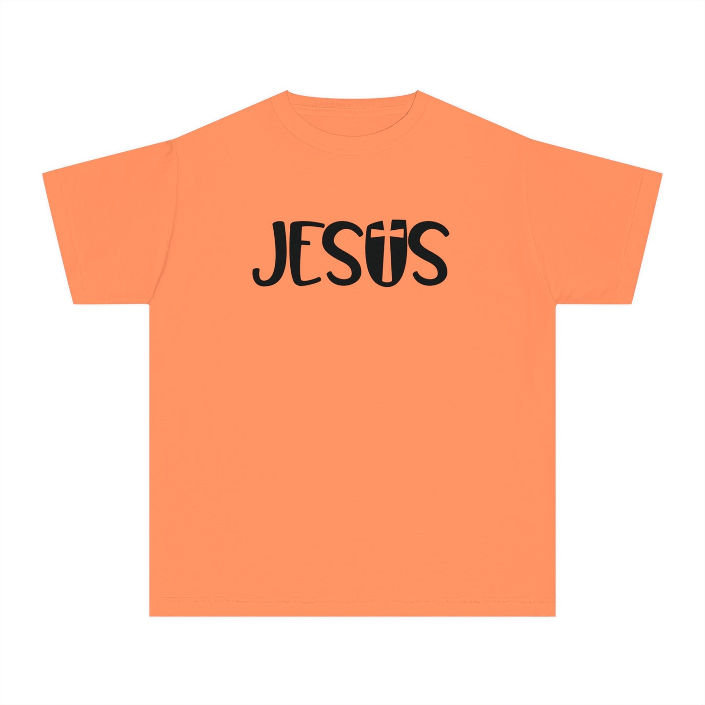 Jesus Comfort Colors Youth Christian T-shirt