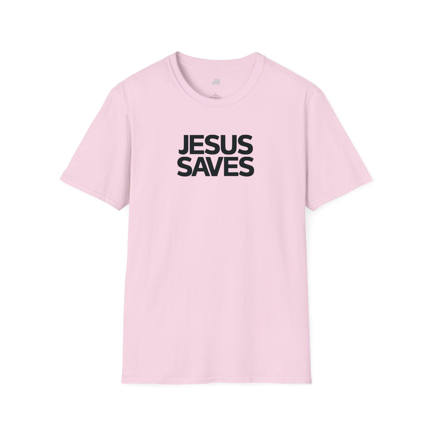 Unisex Jesus Saves Softstyle T-shirt - Acts 4:12 Bible Verse Christian Shirt