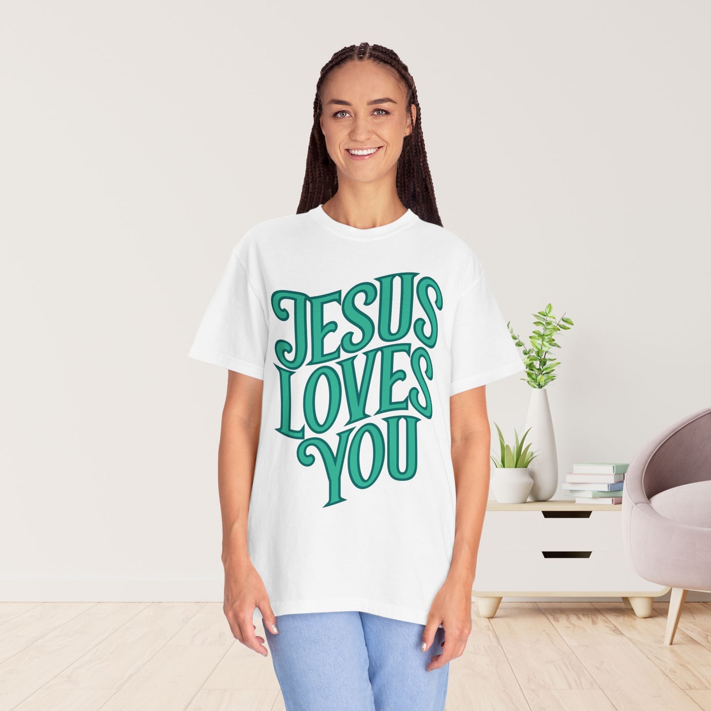 Jesus Loves You Comfort Colors Shirt