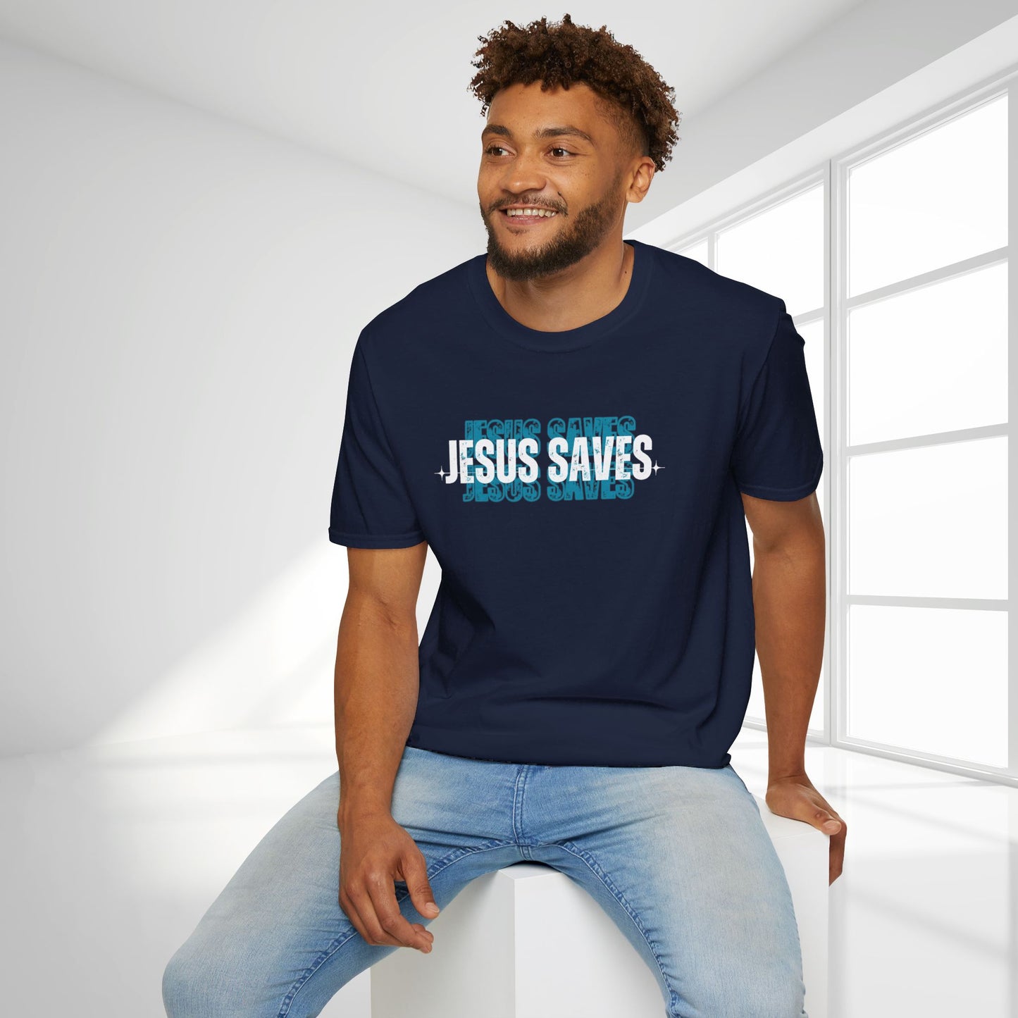 Trendy Jesus Saves Softstyle T-shirt