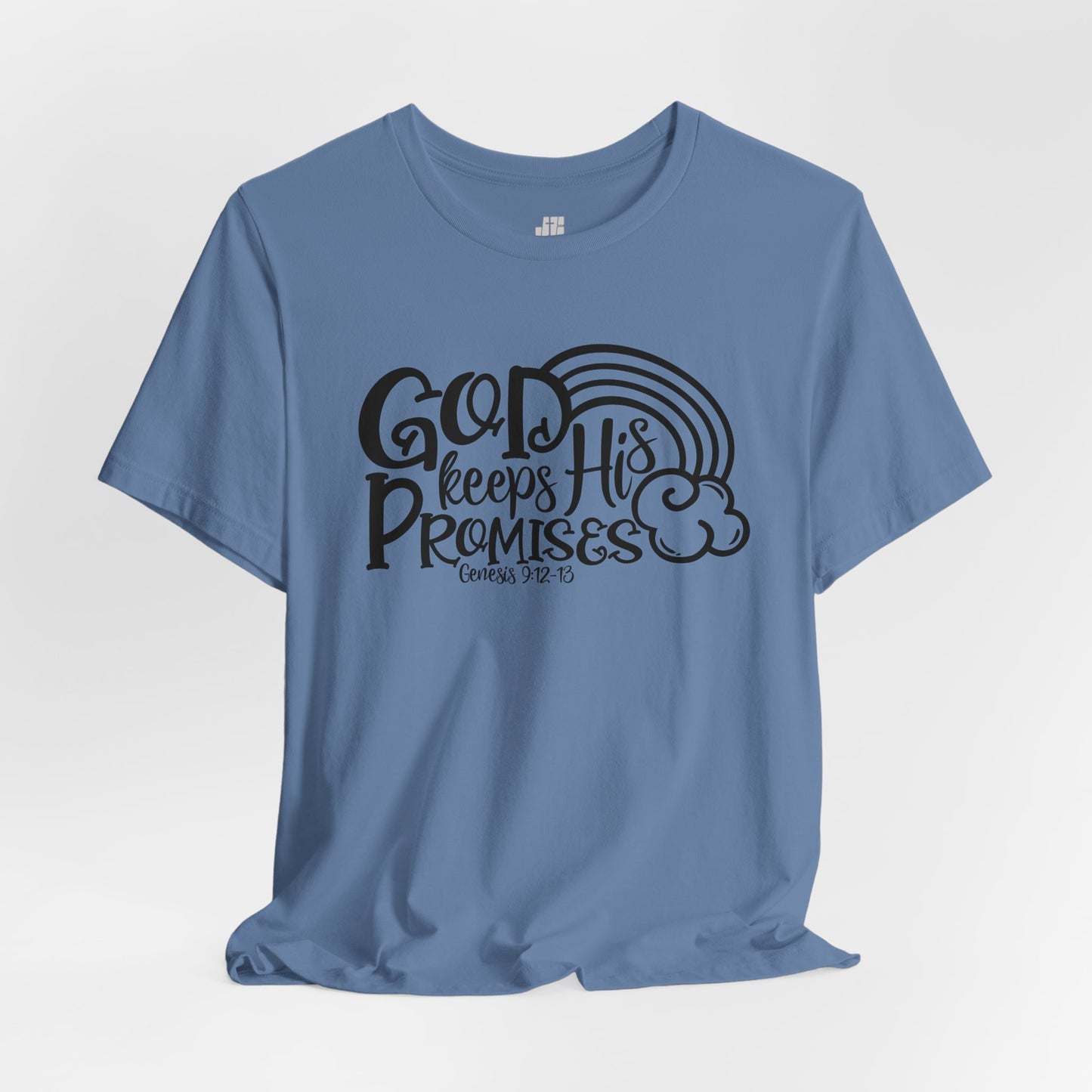 God Keeps His Promises Soft Cotton Tee - Bible Verse Christian Tee