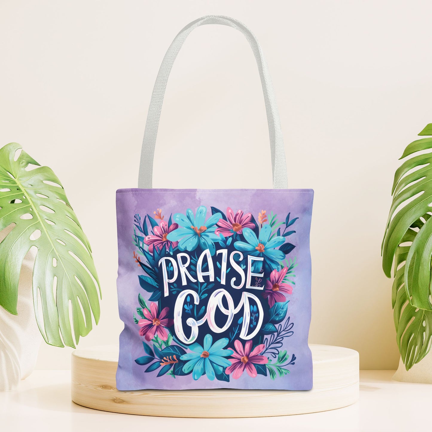 Praise God Tote Bag - Christian Tote Bag