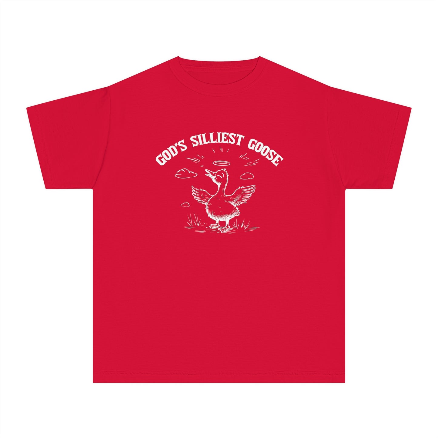 God's Silliest Goose Comfort Colors Youth Christian Tee