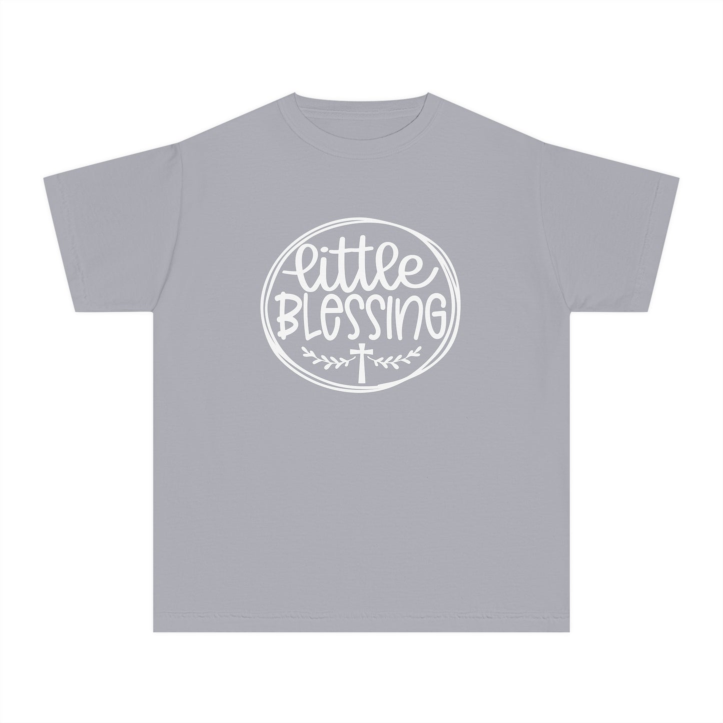 Little Blessing Comfort Colors Youth Christian Shirt