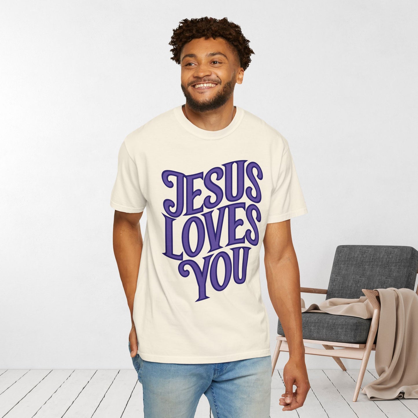 Jesus Loves You Comfort Colors Shirt