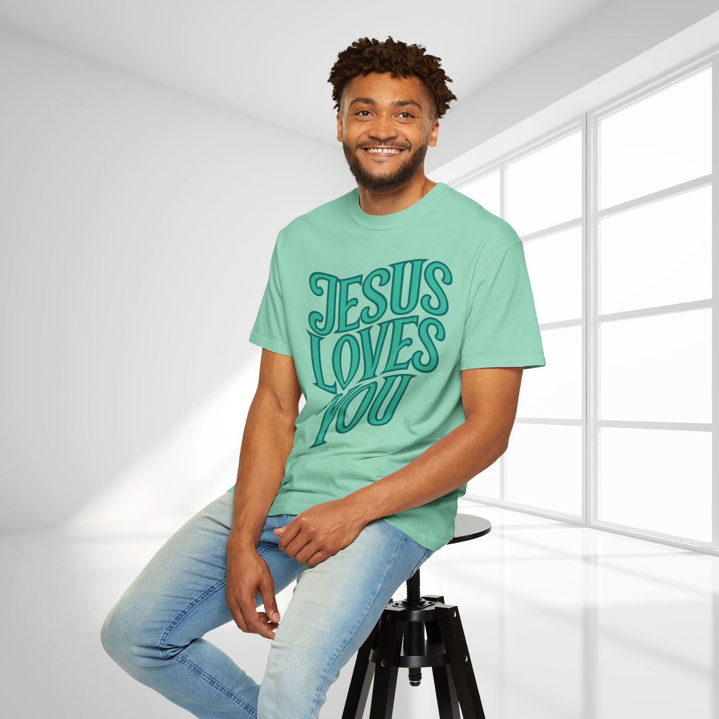 Jesus Loves You Comfort Colors Shirt