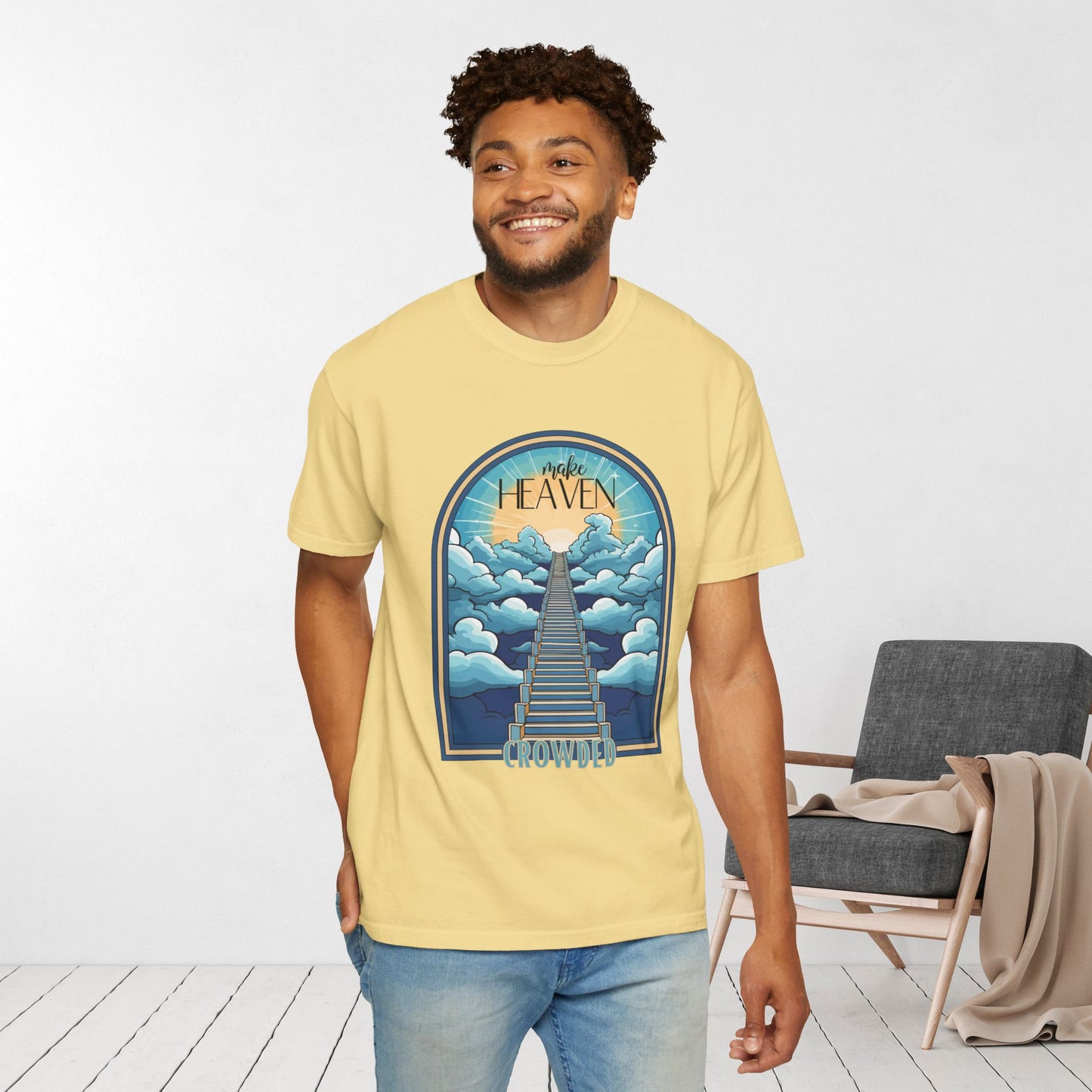 Comfort Colors Make Heaven Crowded Shirt