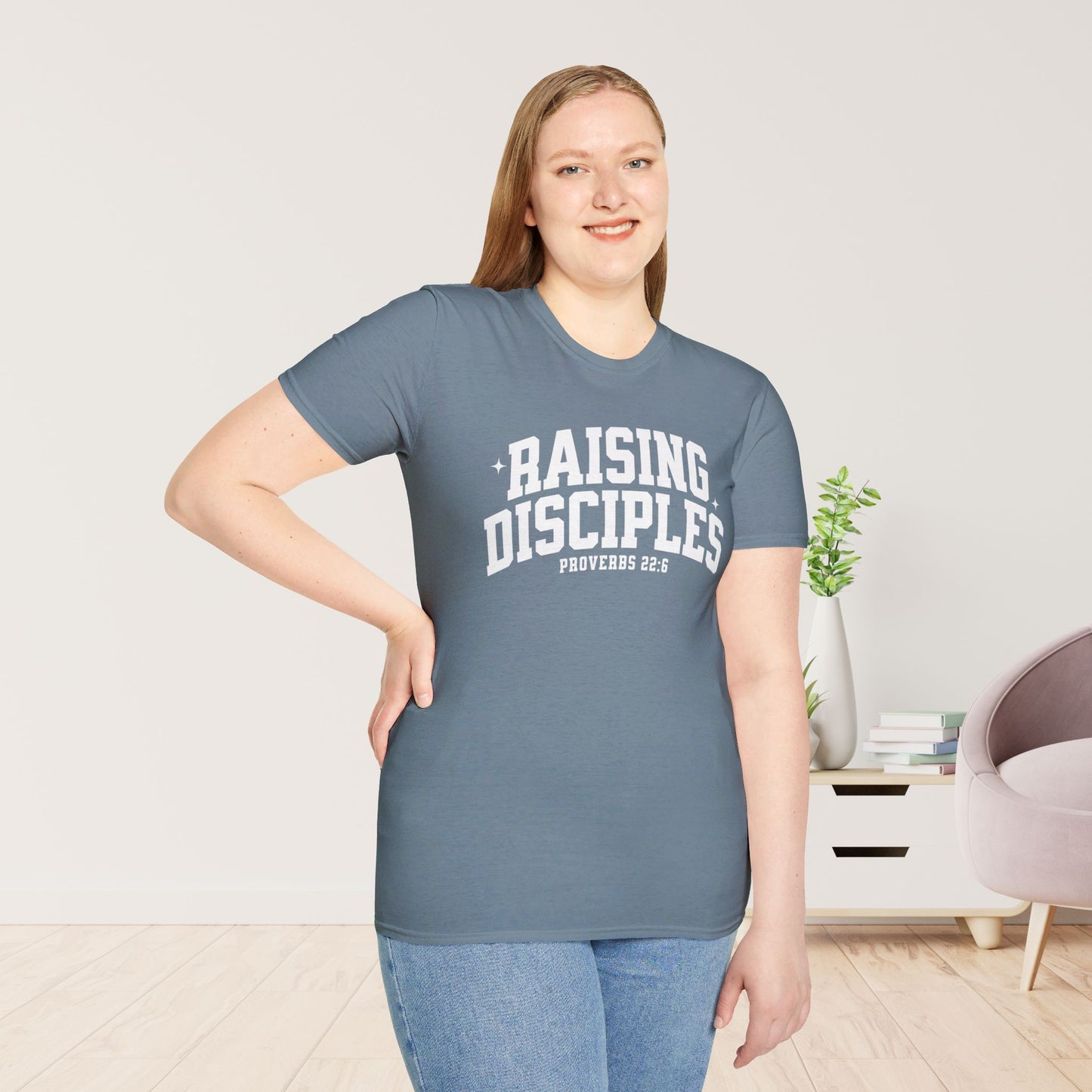 Raising Disciples Proverbs 22:6 Softstyle T-shirt