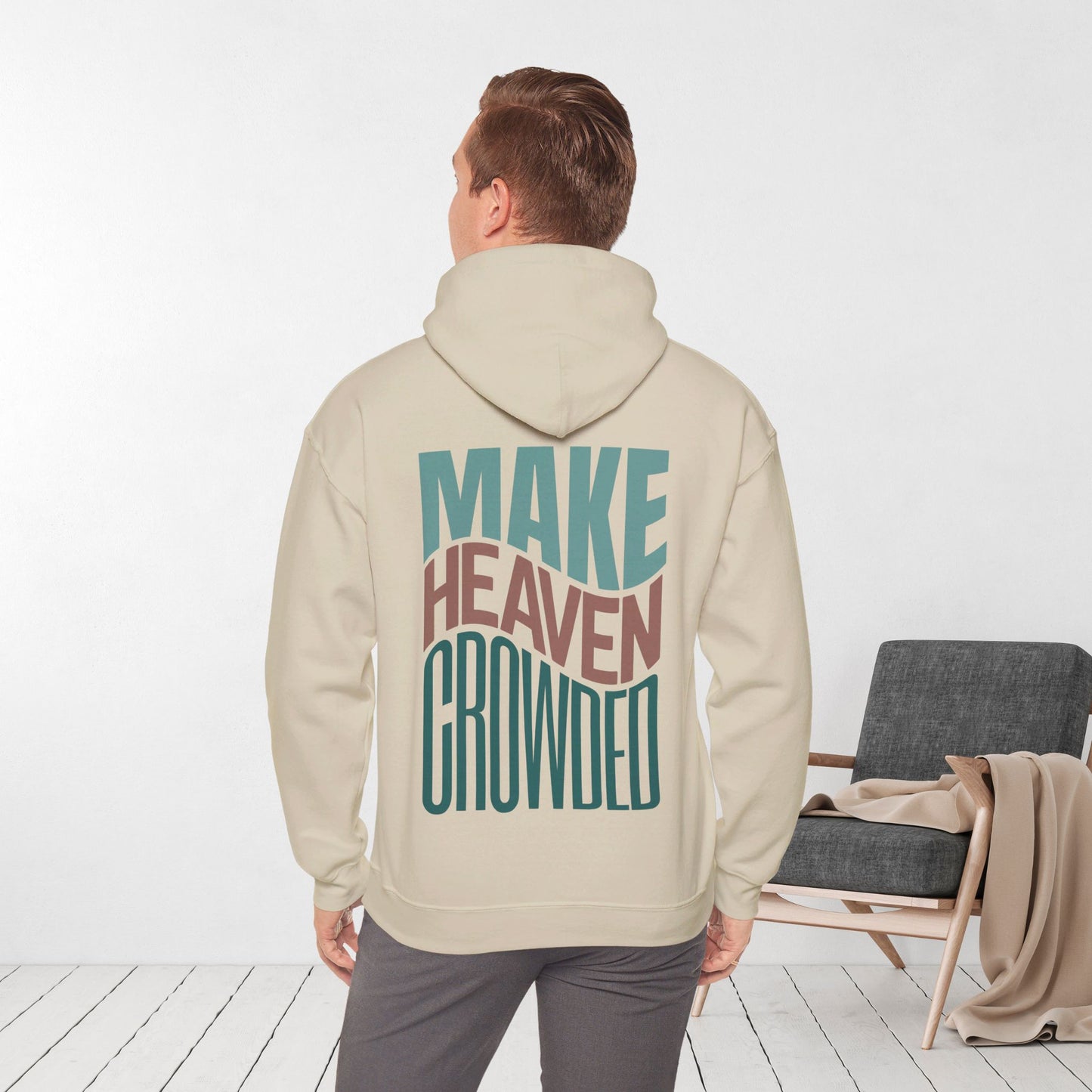 For Many Are Invited But Few Are Chosen - Make Heaven Crowded Christian Hoodie