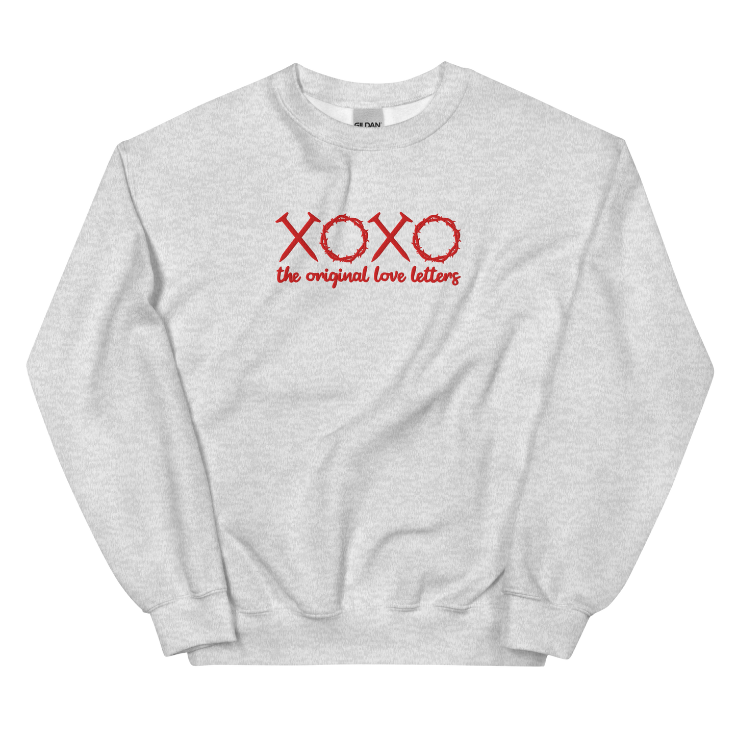 XOXO The Original Love Letters Embroidered Sweatshirt