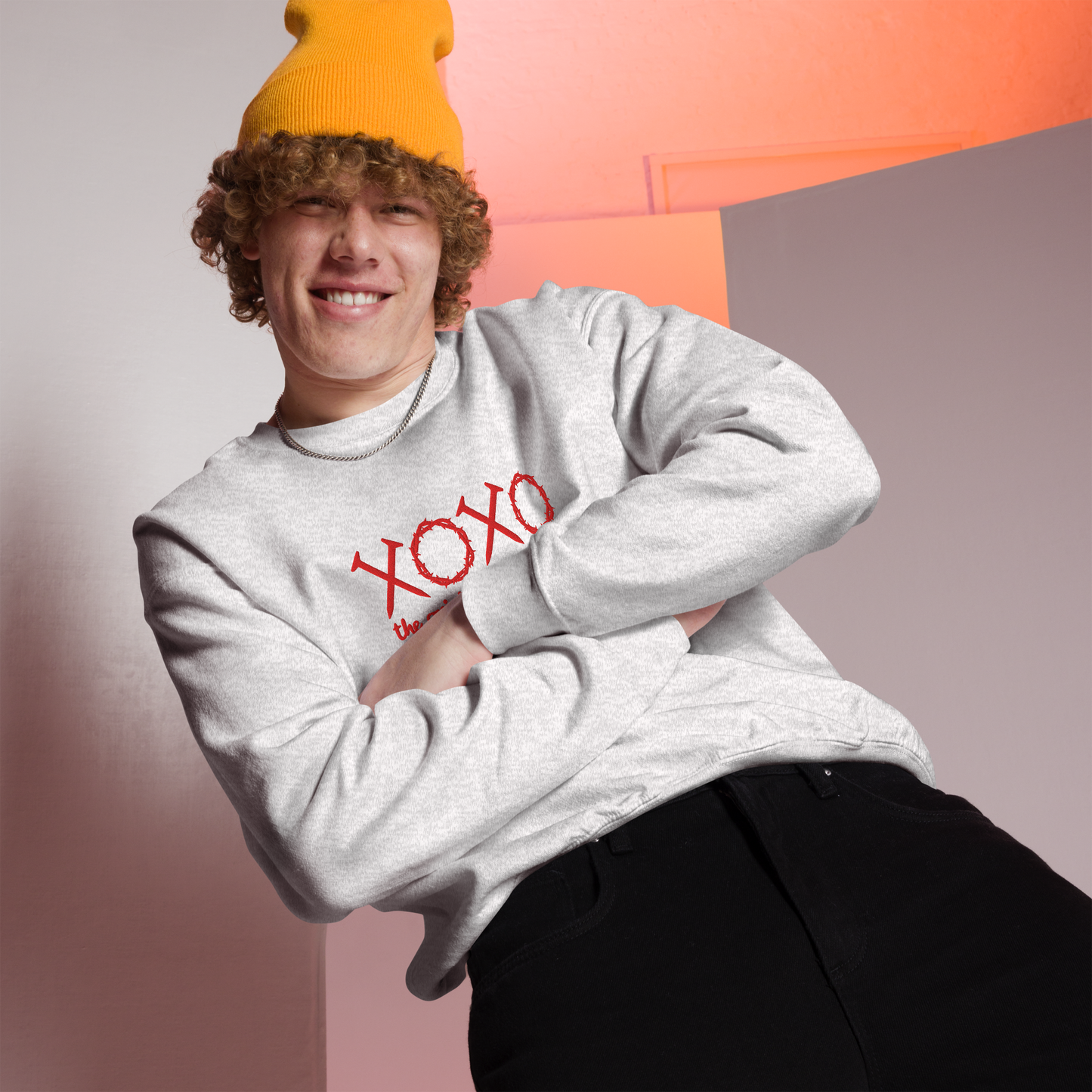 XOXO The Original Love Letters Embroidered Sweatshirt