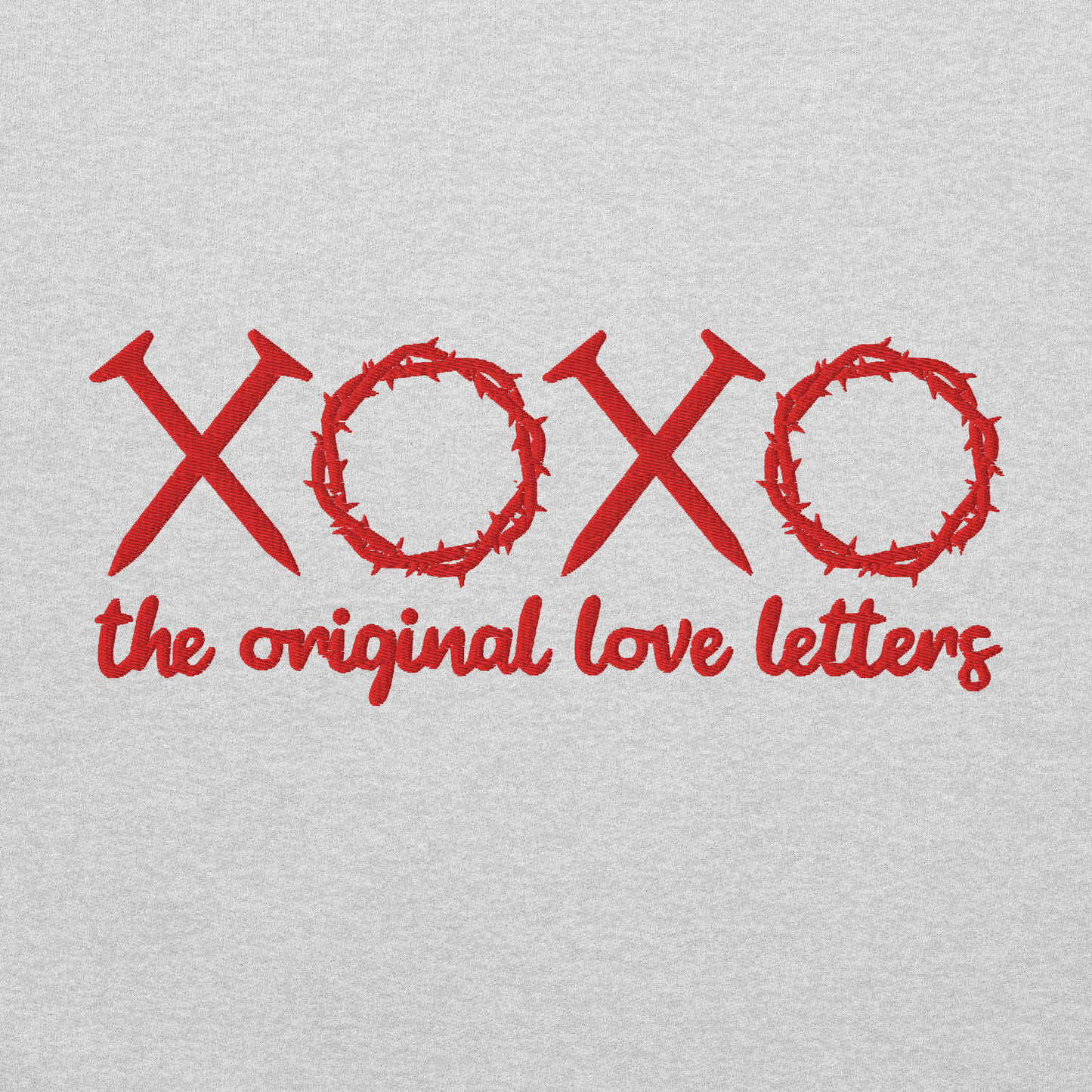 XOXO The Original Love Letters Embroidered Sweatshirt