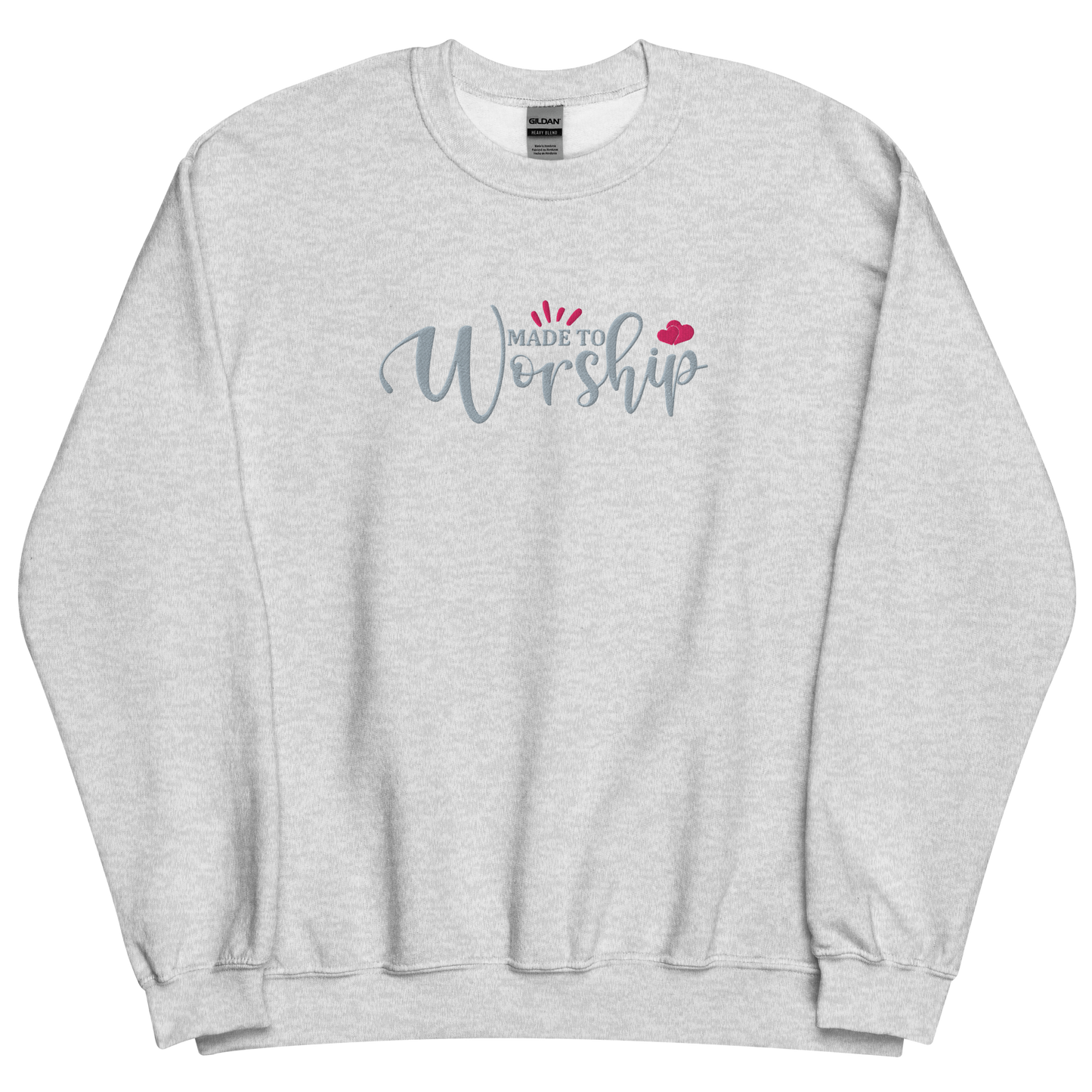 Made to Worship Embroidered Sweatshirt