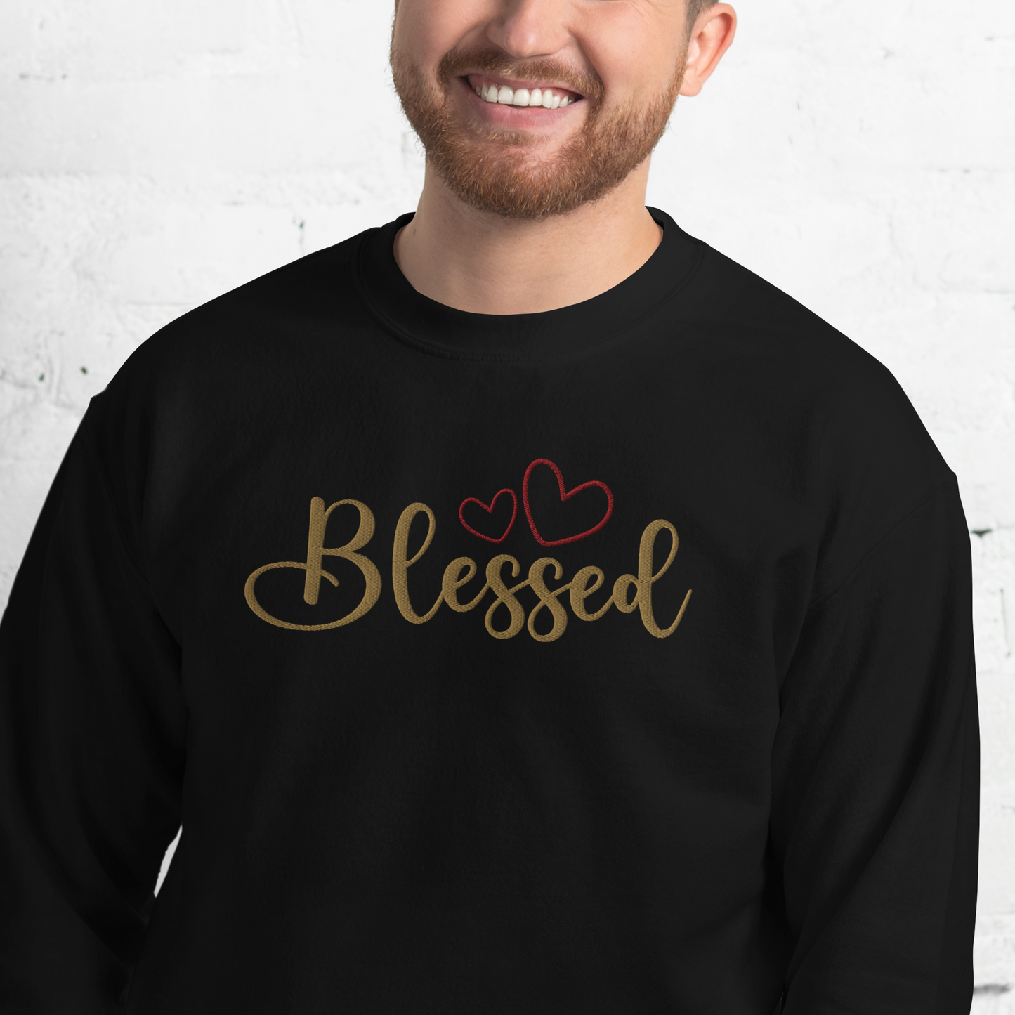 Blessed Embroidered Sweatshirt