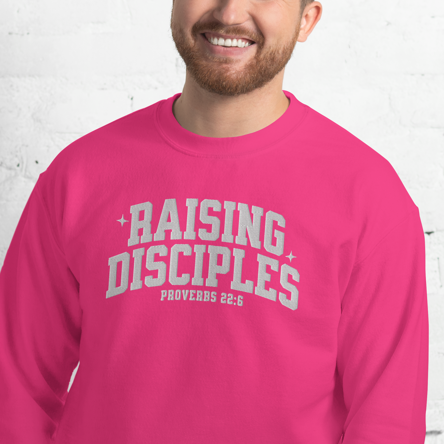 Raising Disciples Proverbs 22:6 Embroidered Sweatshirt