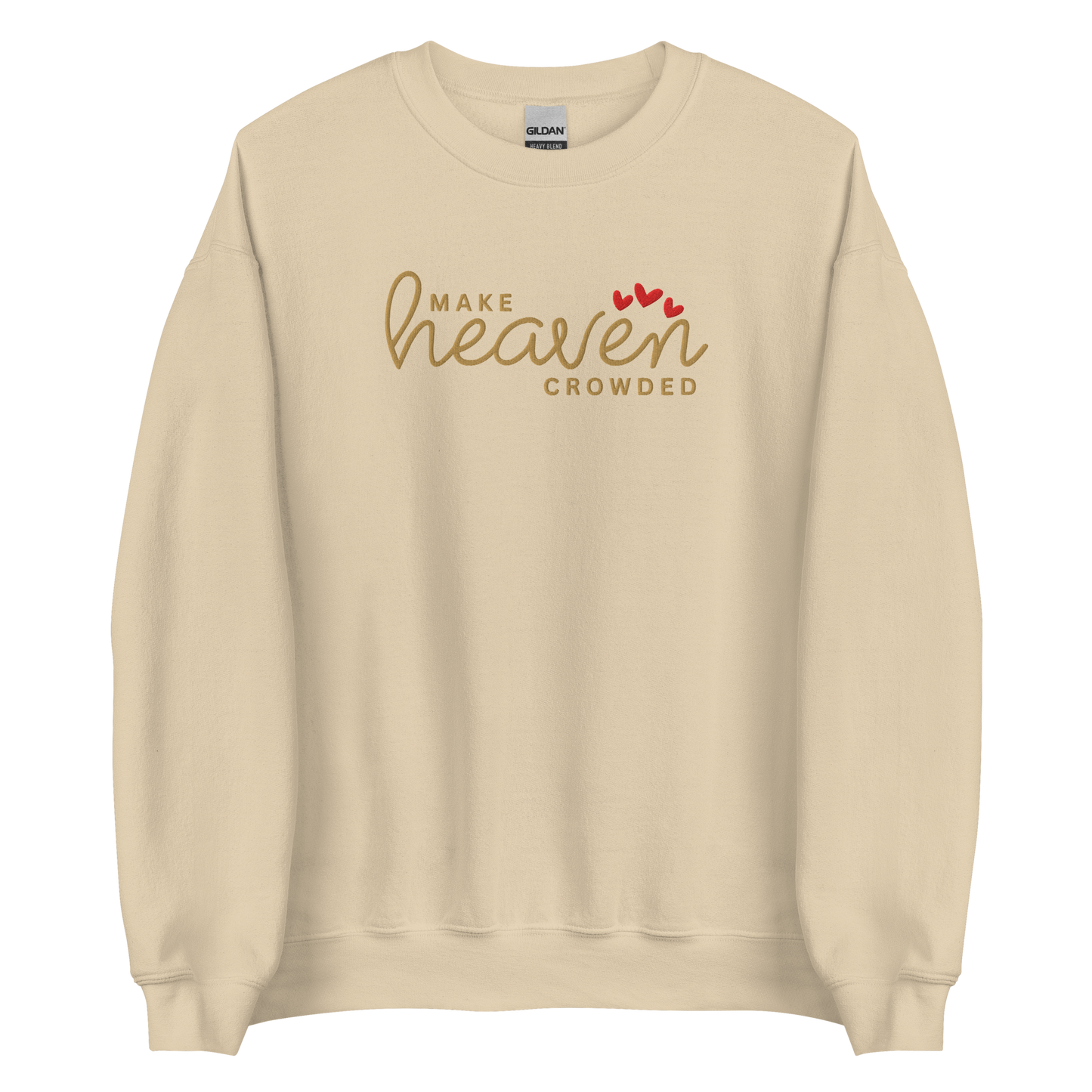 Make Heaven Crowded Embroidered Sweatshirt