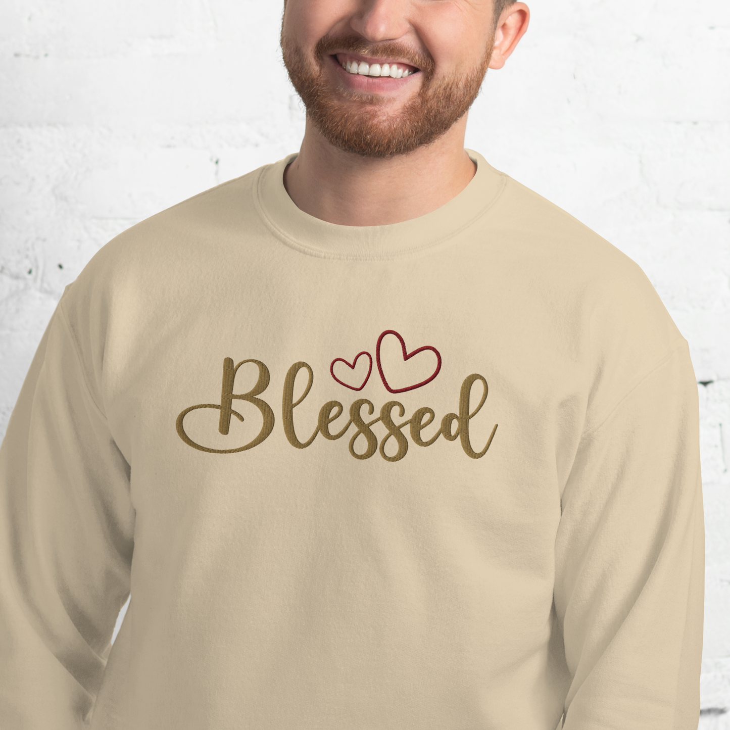 Blessed Embroidered Sweatshirt