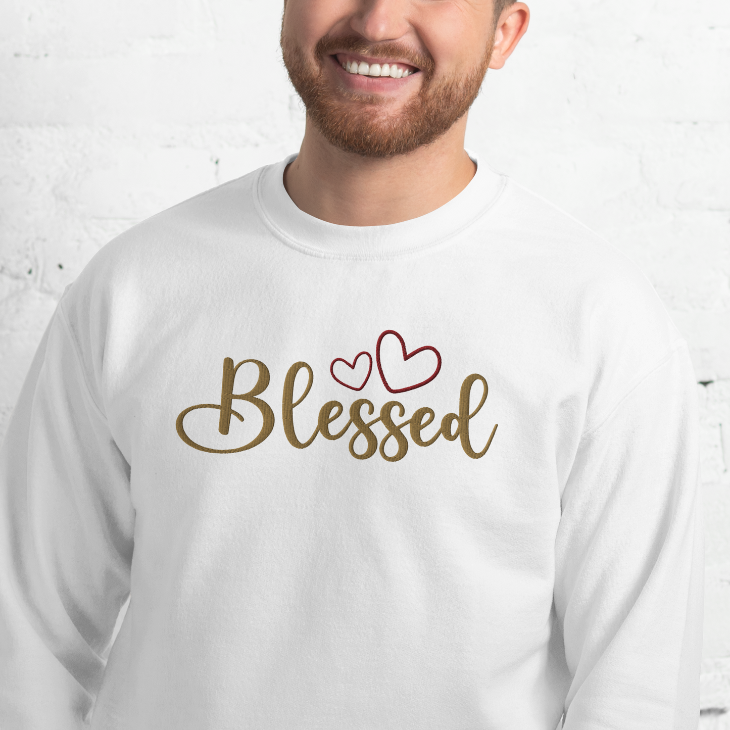 Blessed Embroidered Sweatshirt