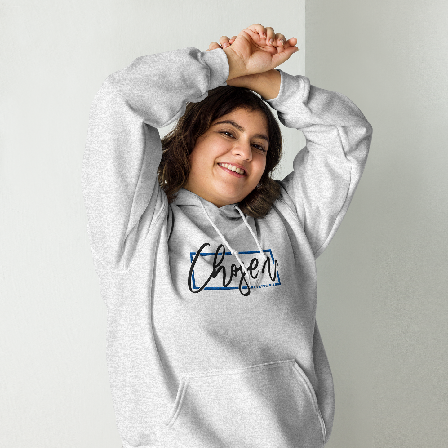 Chosen 1 Peter 9:2 Embroidered Hoodie