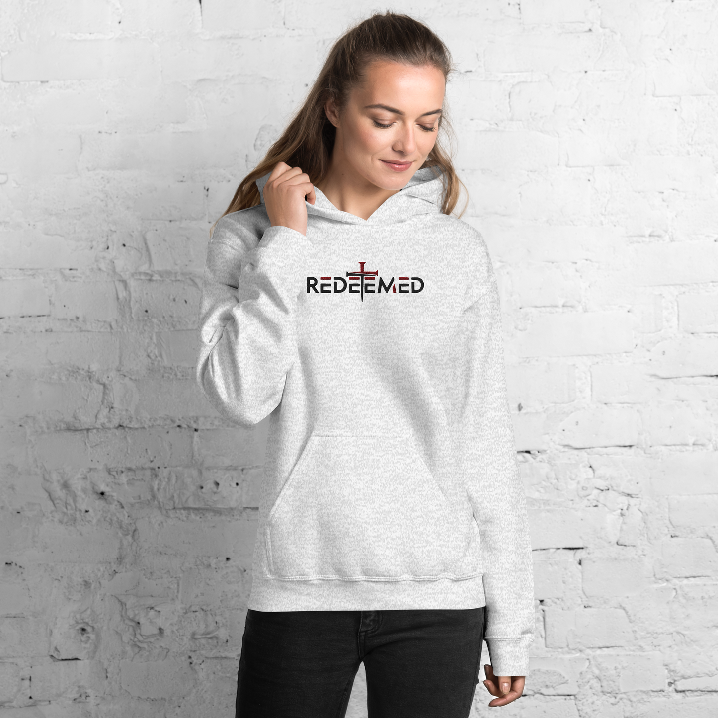 Redeemed Embroidered Hoodie