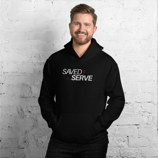 Saved to Serve Embroidered Hoodie