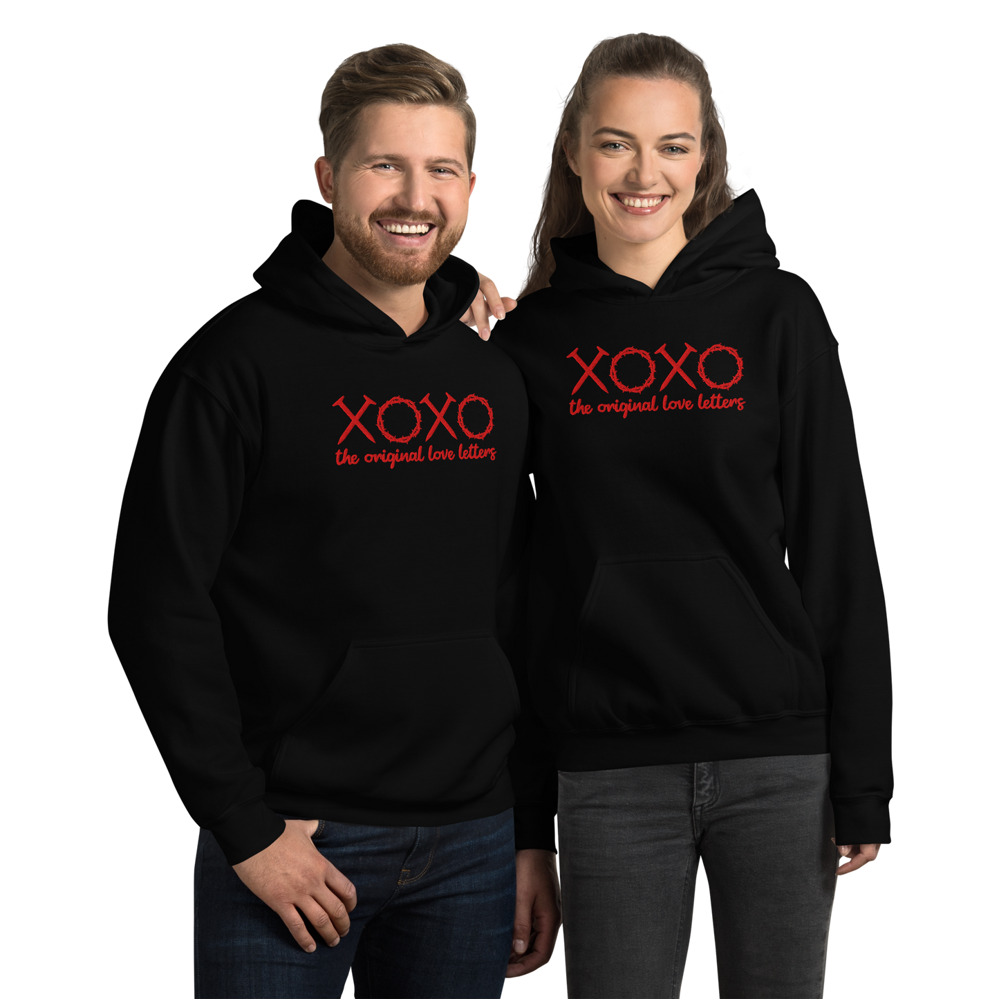 XOXO The Original Love Letters Embroidered Hoodie