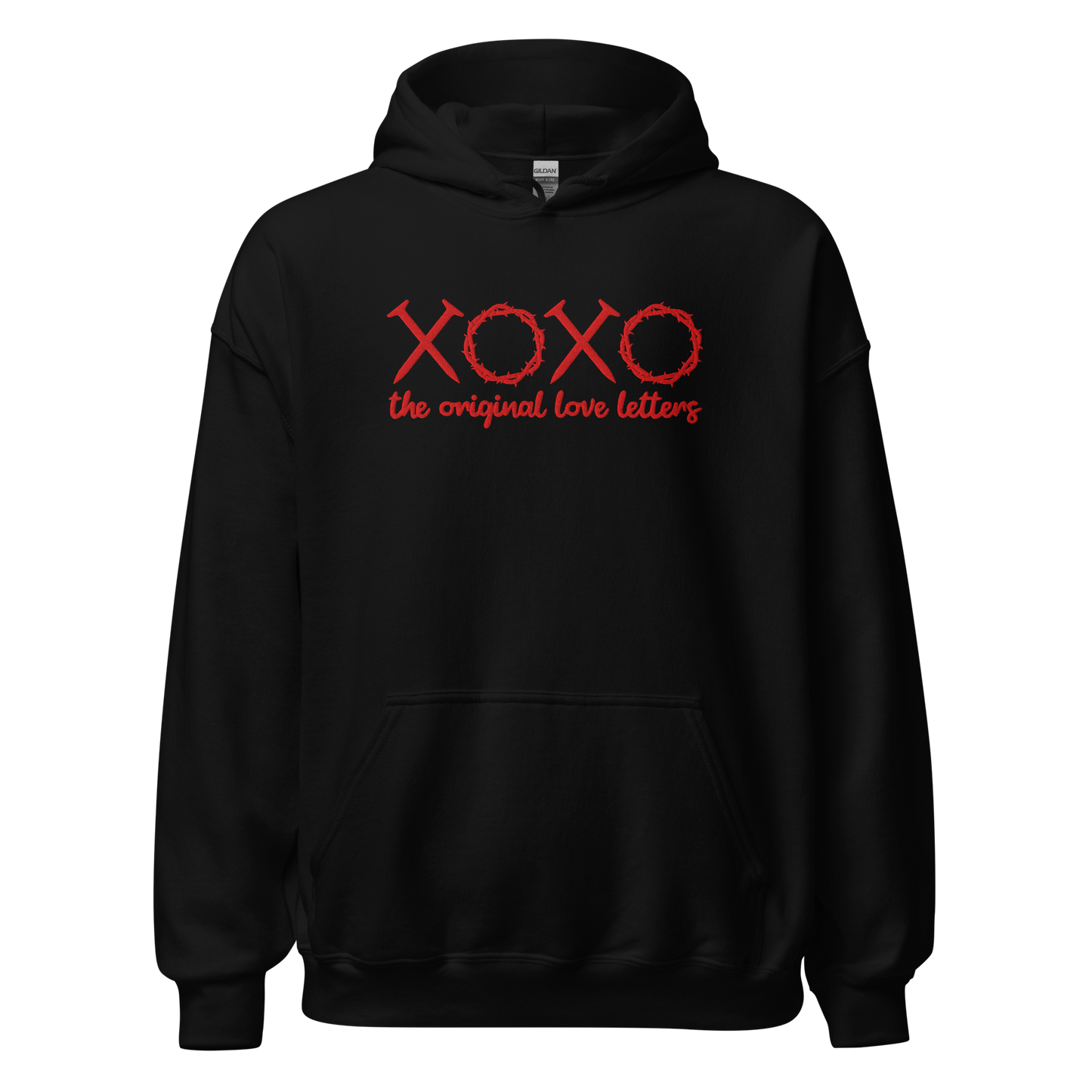 XOXO The Original Love Letters Embroidered Hoodie