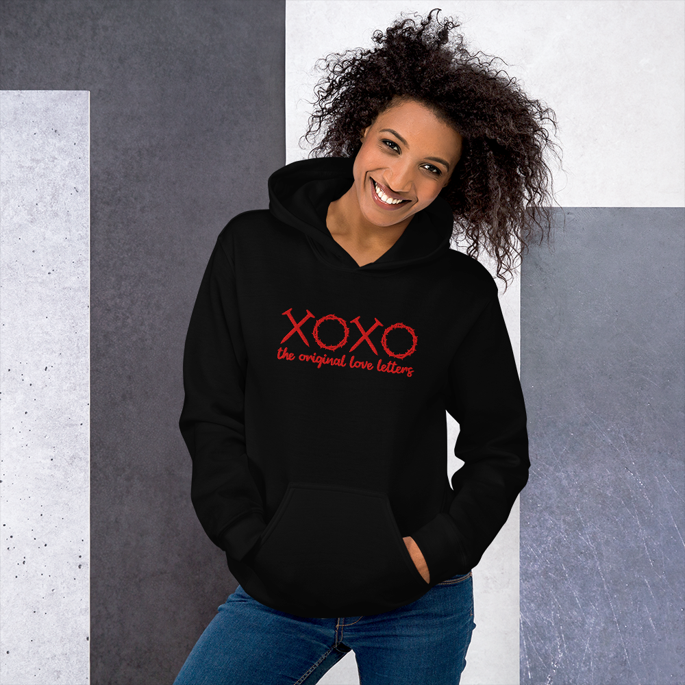 XOXO The Original Love Letters Embroidered Hoodie