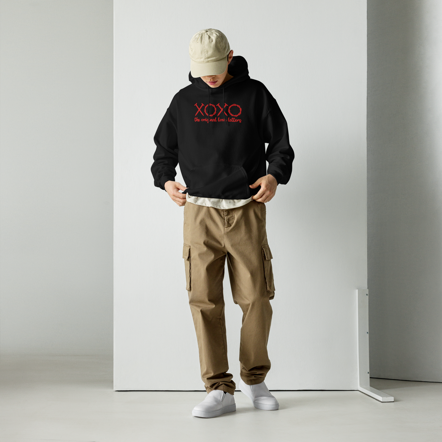 XOXO The Original Love Letters Embroidered Hoodie