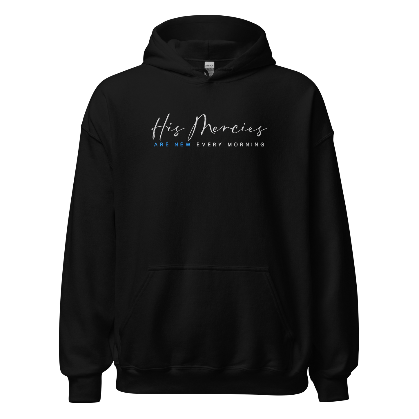 His Mercies Are New Every Morning Embroidered Hoodie