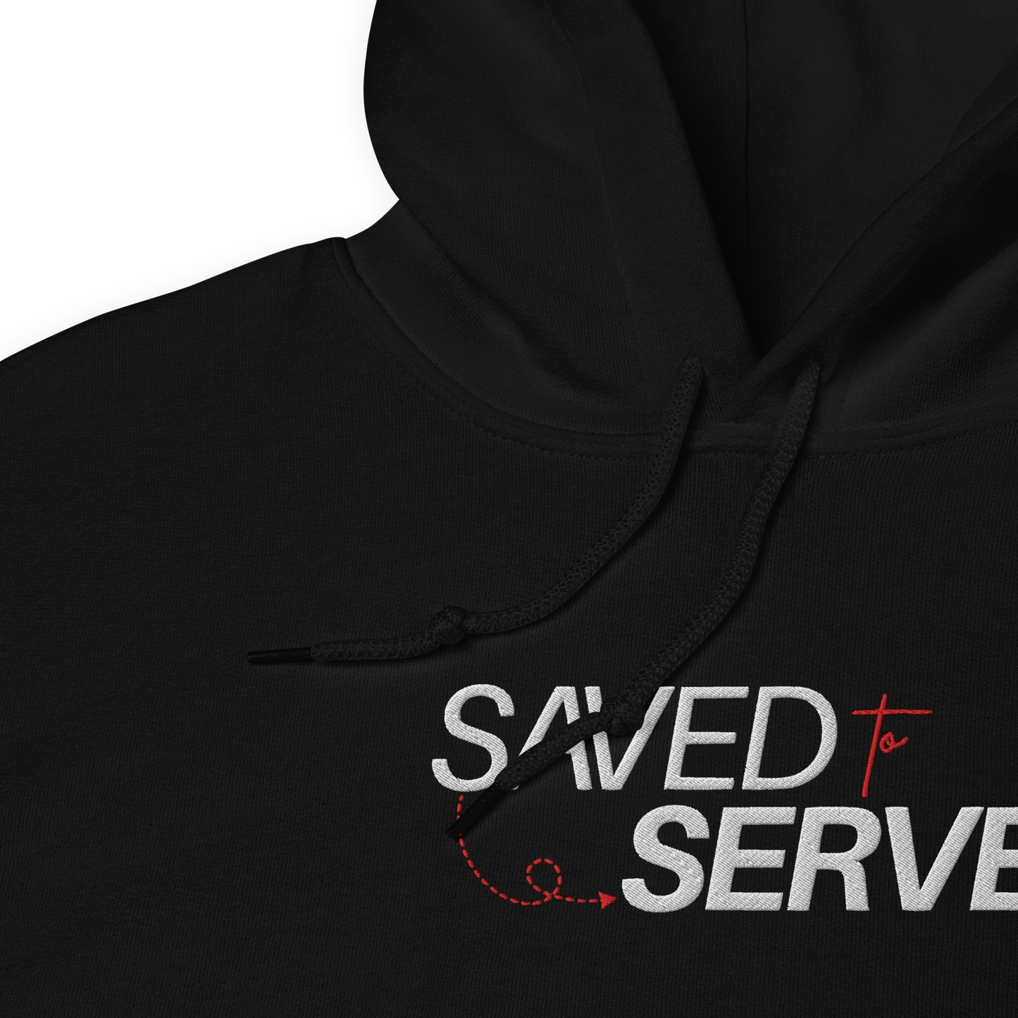 Saved to Serve Embroidered Hoodie