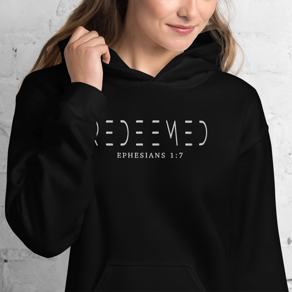 Redeemed Embroidered Hoodie