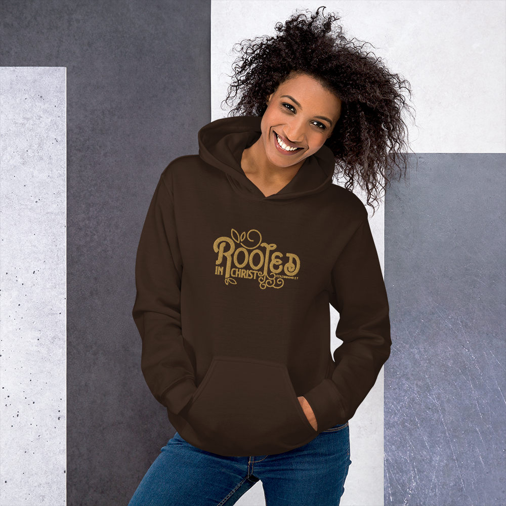 Rooted in Christ Embroidered Hoodie