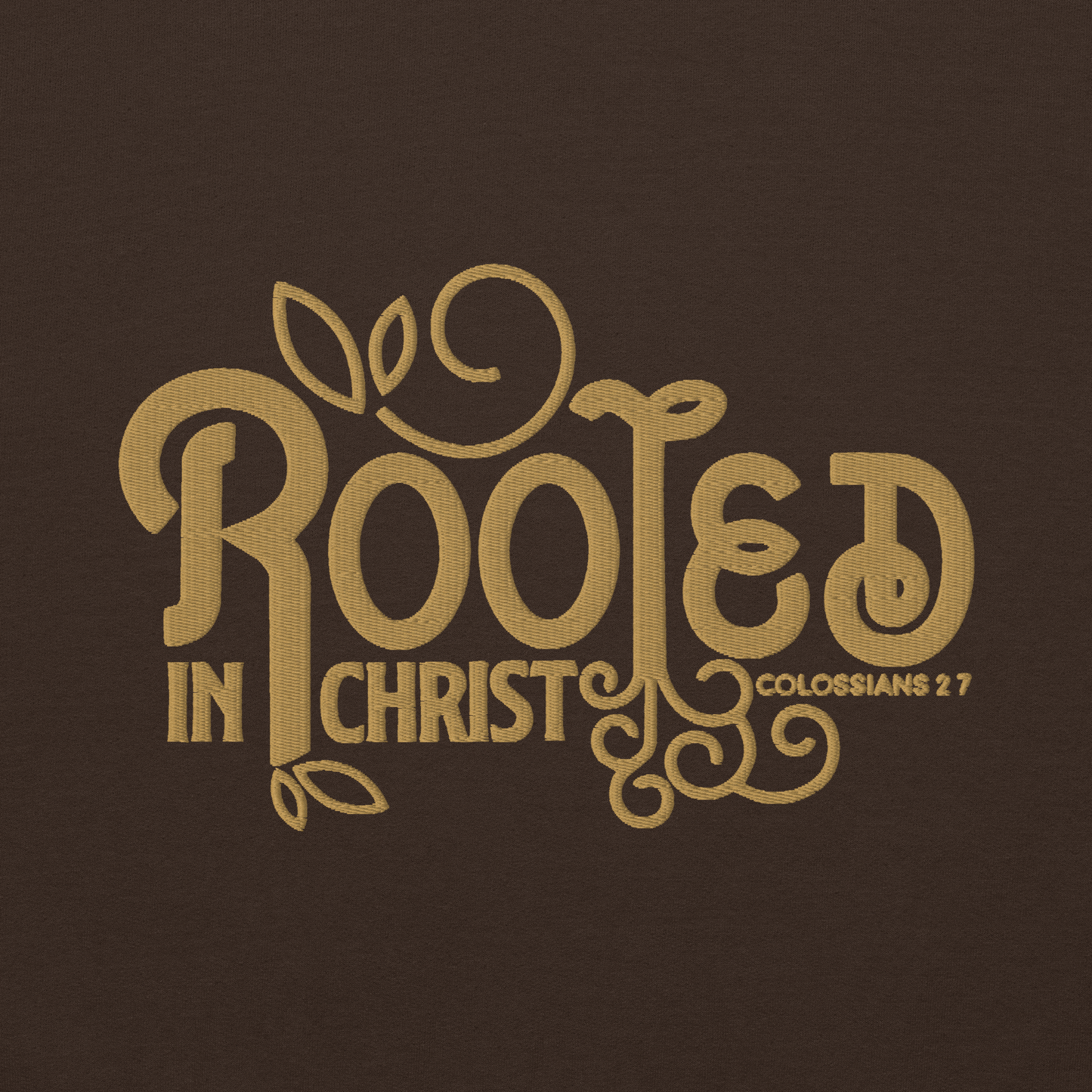 Rooted in Christ Embroidered Hoodie