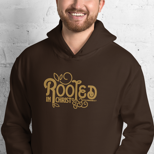 Rooted in Christ Embroidered Hoodie