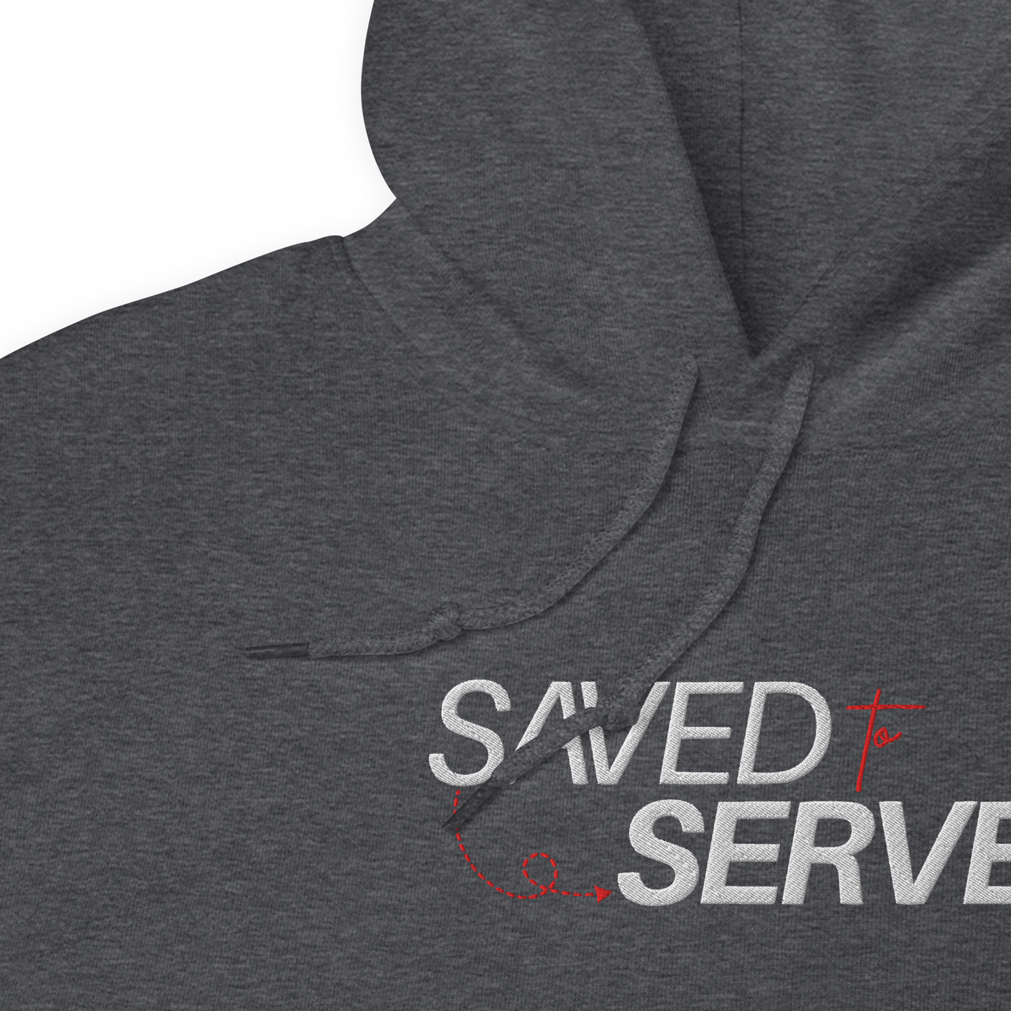 Saved to Serve Embroidered Hoodie