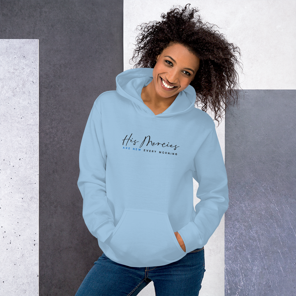 His Mercies Are New Every Morning Embroidered Hoodie