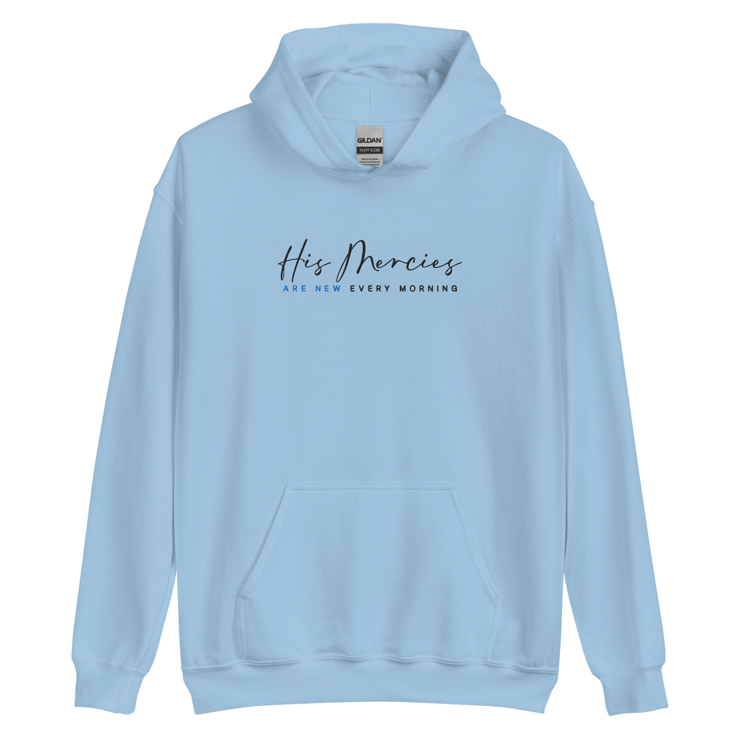 His Mercies Are New Every Morning Embroidered Hoodie